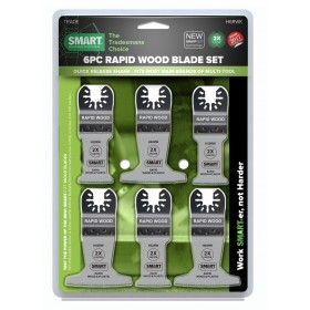 SMART Trade 6 Piece Rapid Wood Multi Tool Blade Set H6RWK